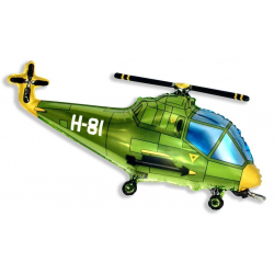 Вертолет зеленый 97 см