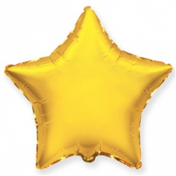 Шар звезда золотая 45 см
