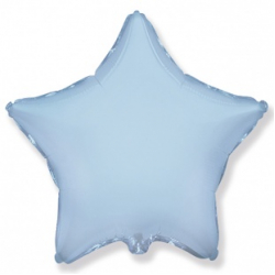 Шар звезда голубая 45 см