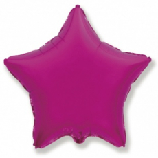 Шар звезда пурпурная 45 см