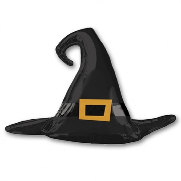 Воздушный шар фигура Шляпа ведьмы черная