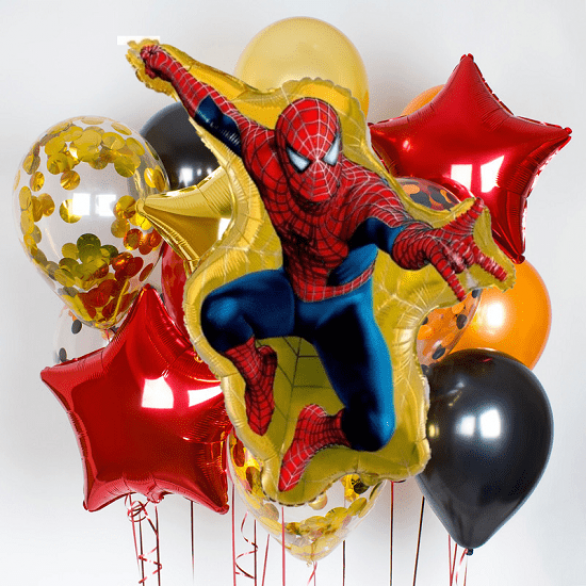 Набор шаров "Человек паук"