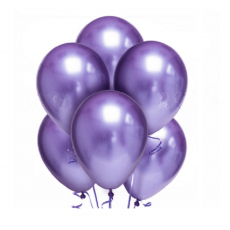 Облако из шаров хром фиолетовый