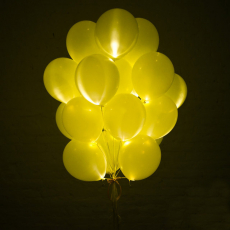 Светящиеся шары желтые