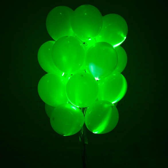 Светящиеся шары зеленые